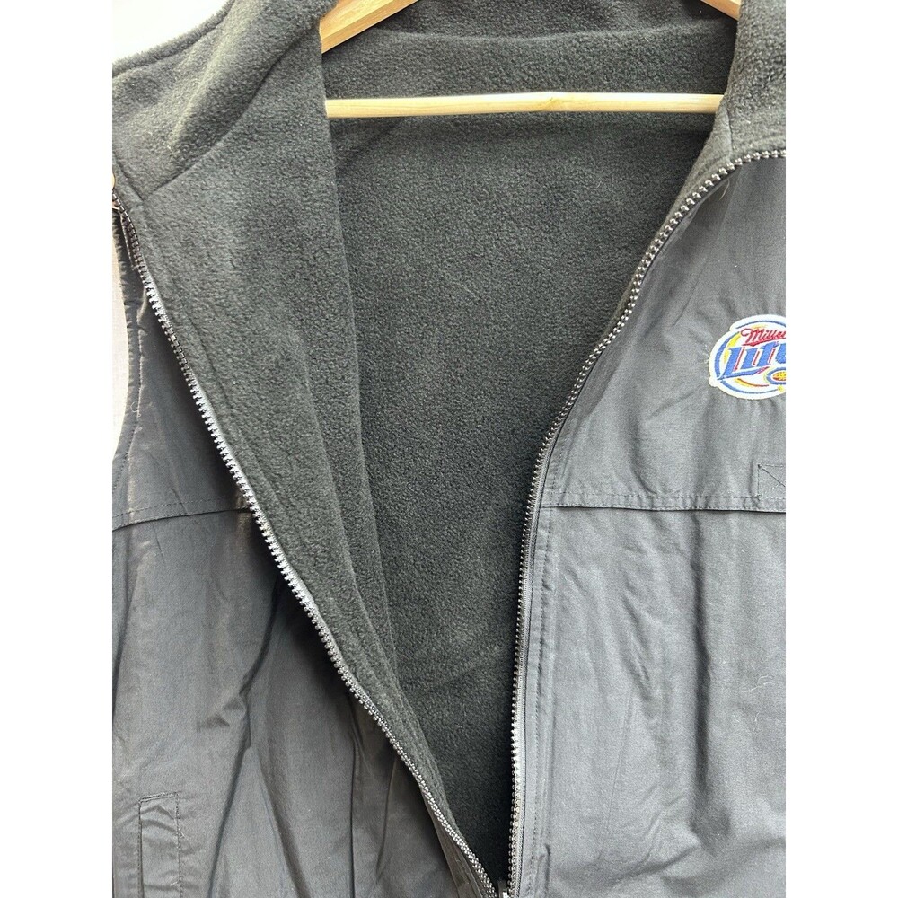 NOS Miller Lite Game Day Crew Vest Dunbrooke NWT Men’s XL Full Zip - Picture 10 of 10